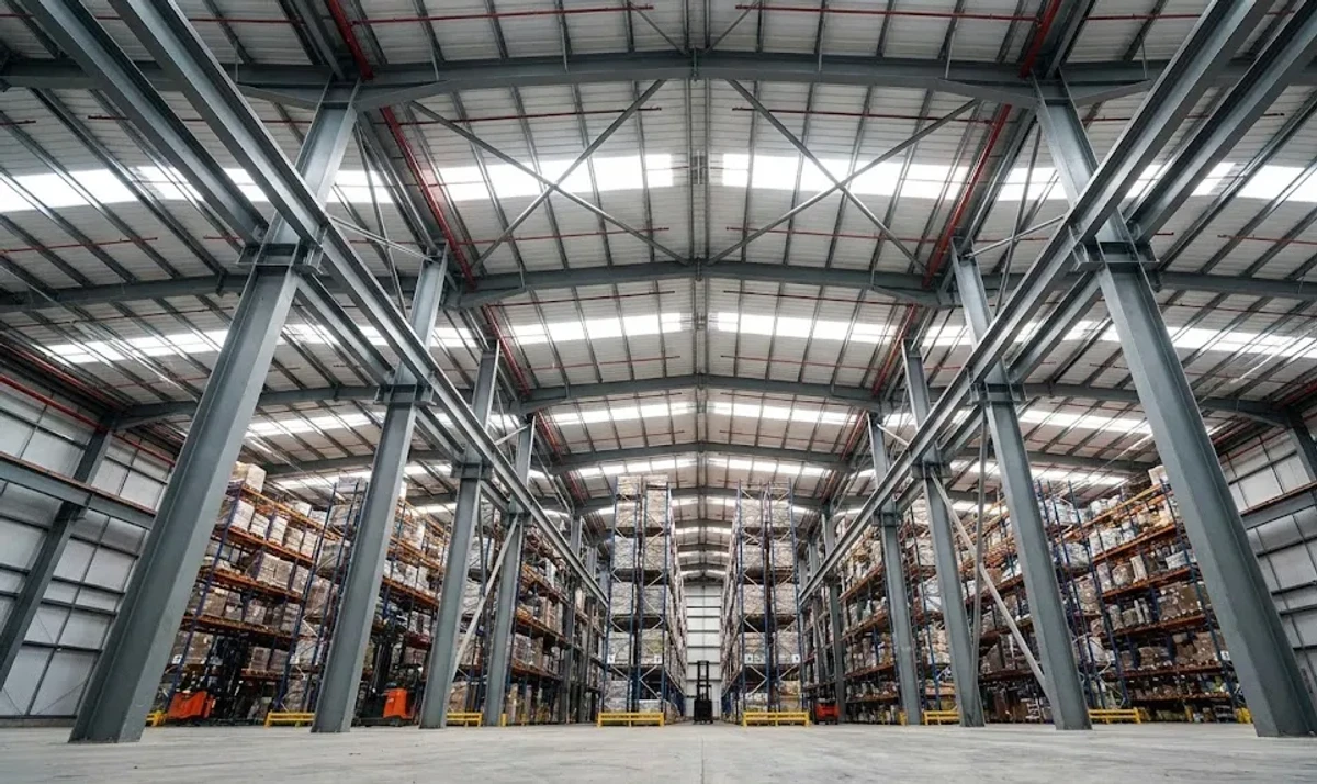 Interior of PEB Warehouse