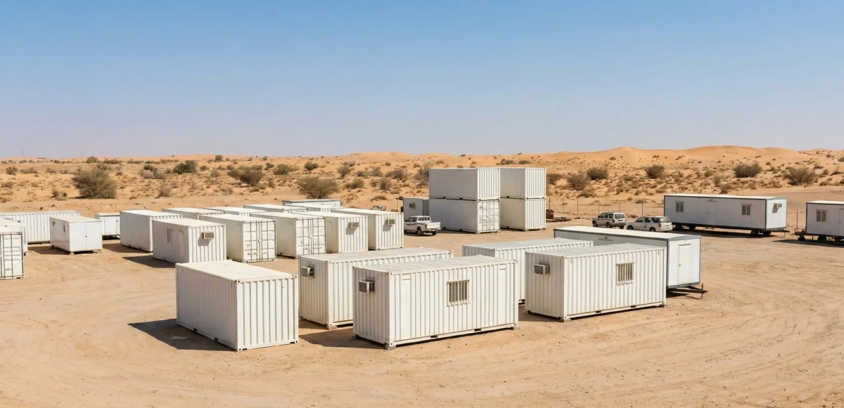 Portable Cabin Lifting and Installation